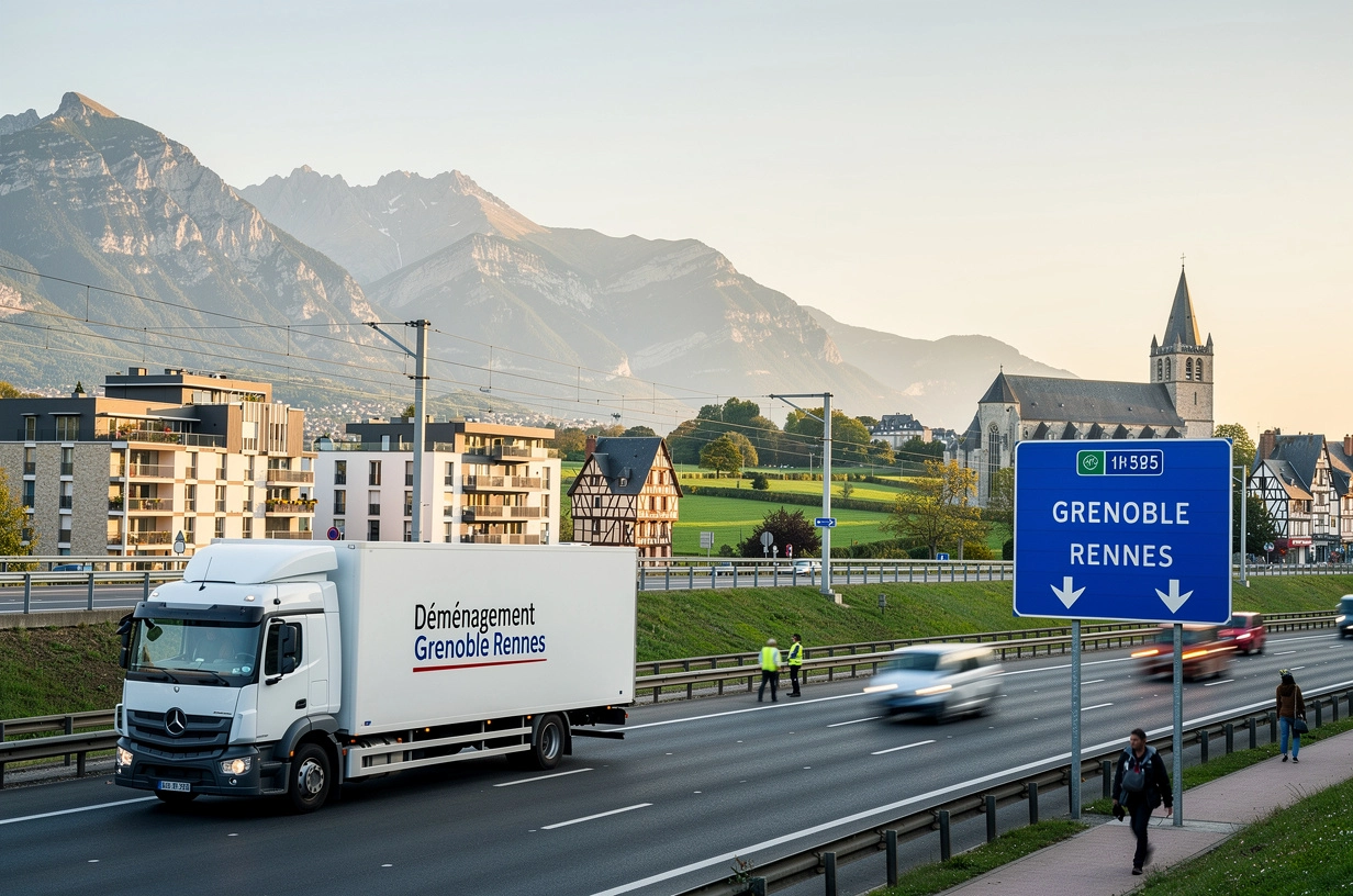 Déménagement Grenoble Rennes